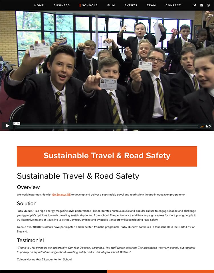 Gibber Case Study. Bespoke web development on WordPress