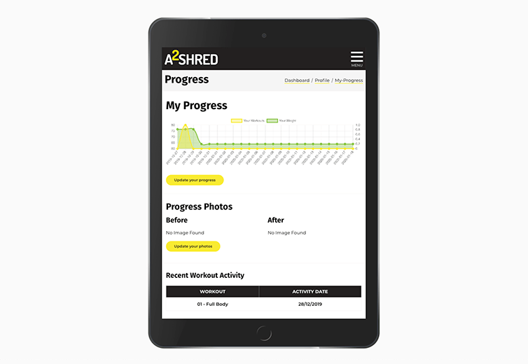 A2Shred, custom Web Design and Development using Laravel PHP