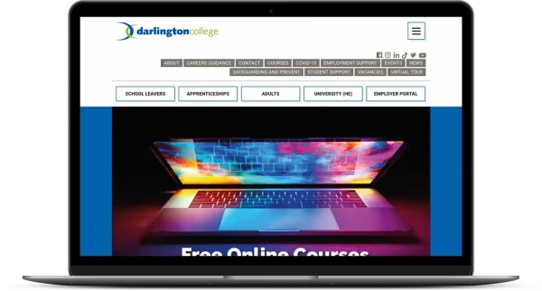 Darlington College, Website Maintenance and Support, Darlington